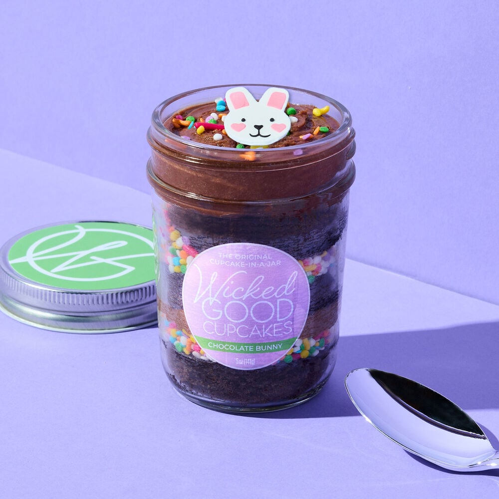 Chocolate Bunny Cupcake Jar image number null