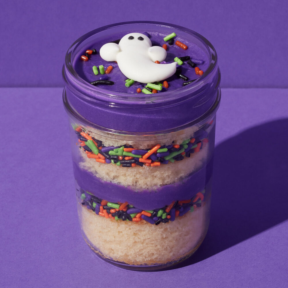 Spooky Vanilla Cupcake Jar