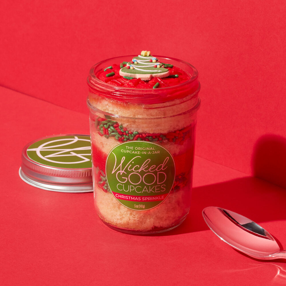 Christmas Sprinkle Cupcake Jar image number null