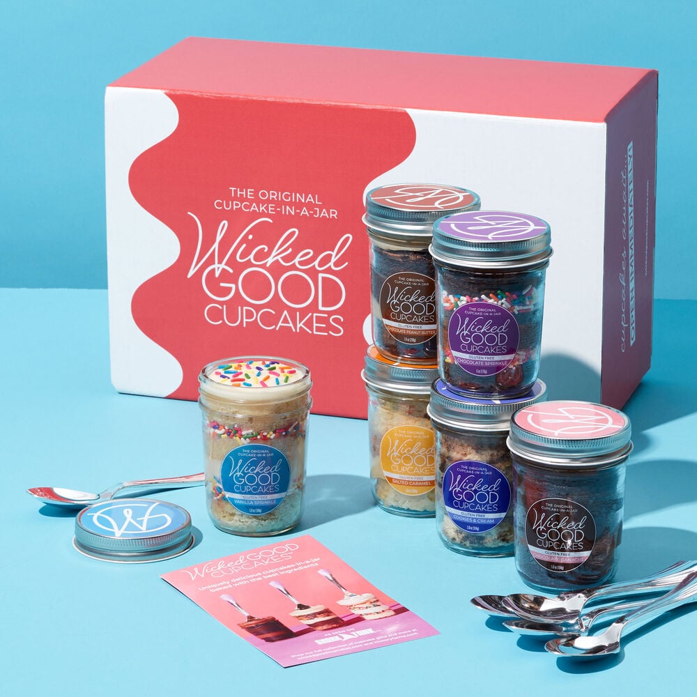 Gluten Free Mix & Match Cupcake Jar 6-Pack |  Gluten Free Mix & Match Cupcake Jar 6-Pack