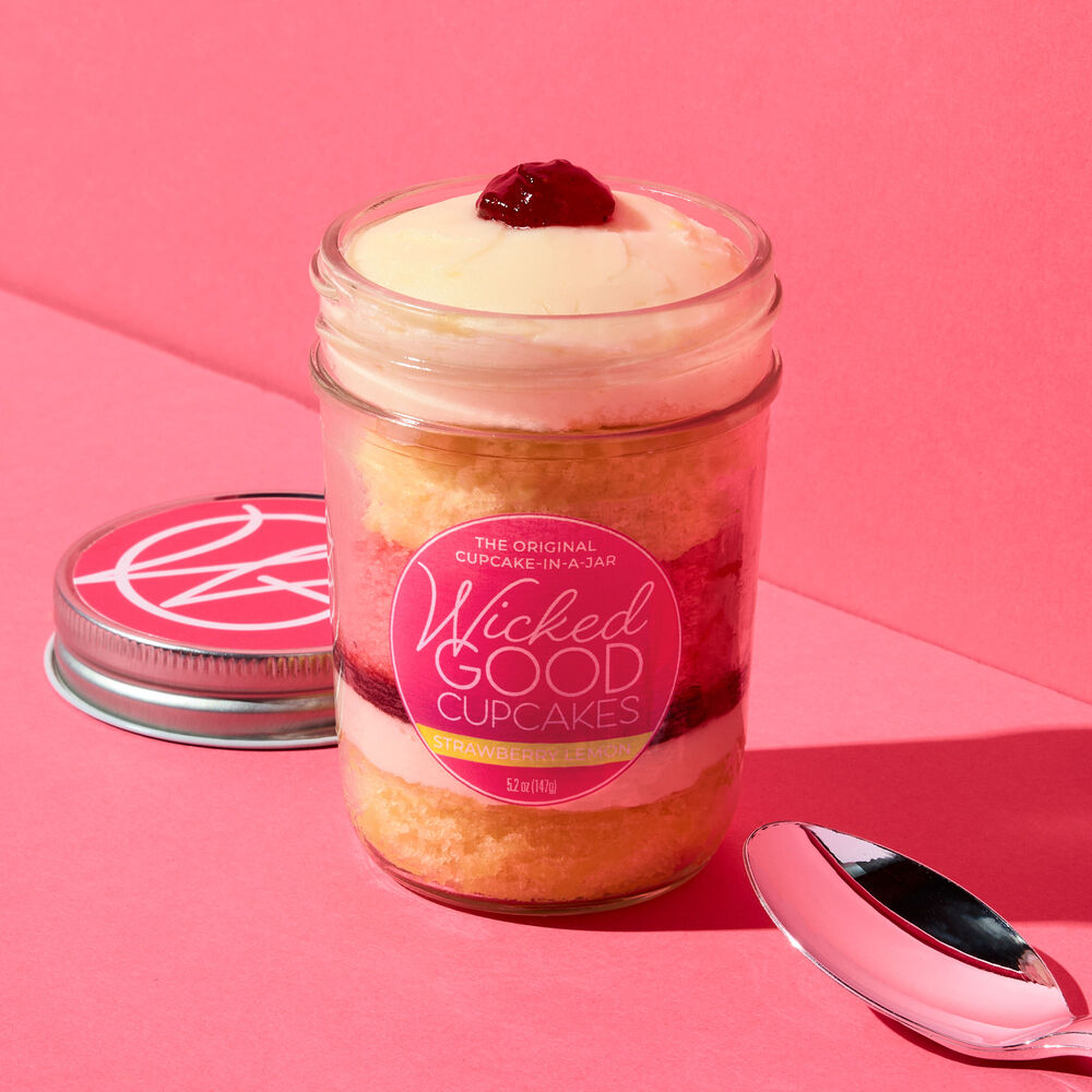 Strawberry Lemon Cupcake Jar image number null