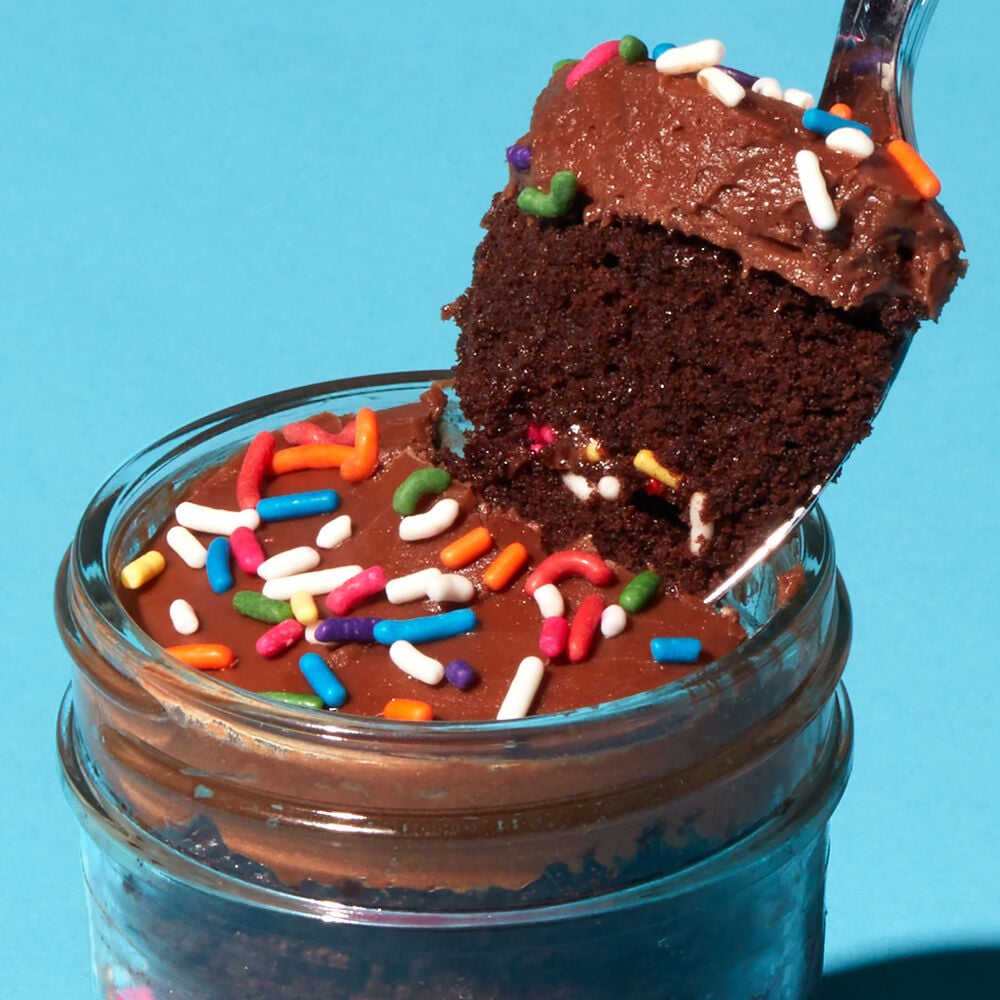 Alternate view of Gluten Free Chocolate Sprinkle Cupcake Jar image number null