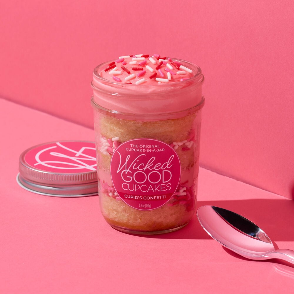 Cupid's Confetti Cupcake Jar image number null
