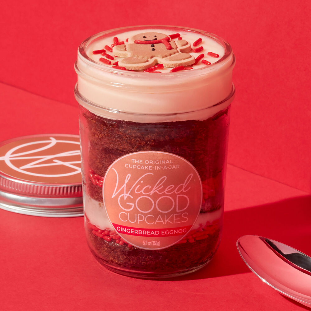 Gingerbread Eggnog Cupcake Jar image number null