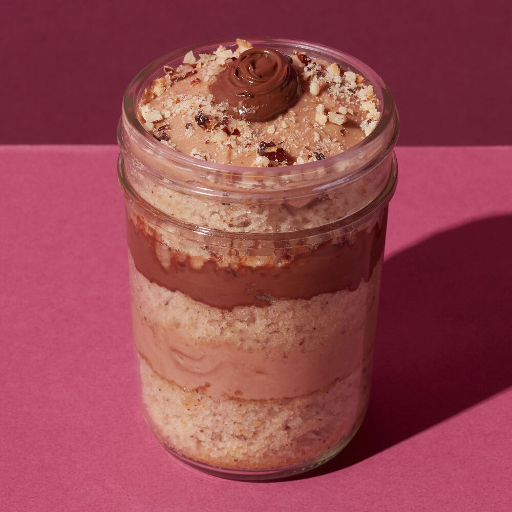 Chocolate Hazelnut Cupcake Jar