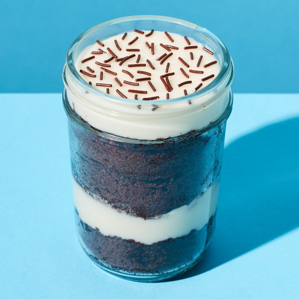 Chocolate &amp; Vanilla Cupcake Jar