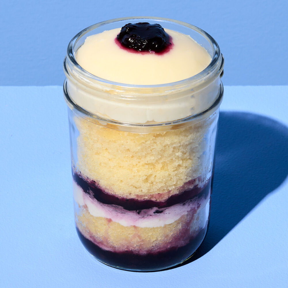 Blueberry Lemon Cupcake Jar