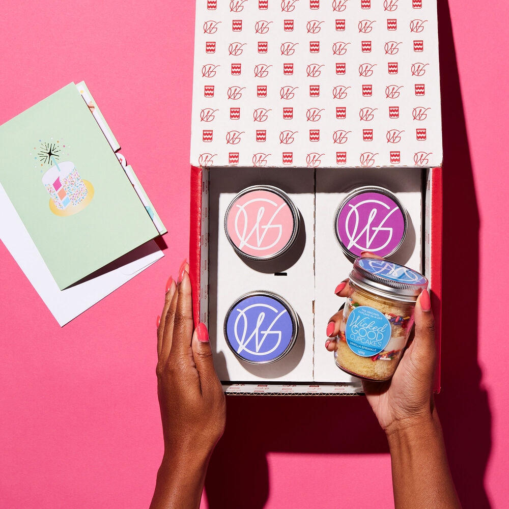 Mix &amp; Match Birthday Cupcake 4-Pack with Lovepop Card | 