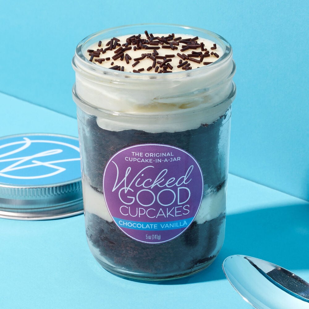 Alternate view of Chocolate & Vanilla Cupcake Jar image number null
