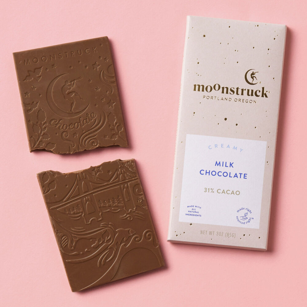 Moonstruck Milk Chocolate Bar image number null