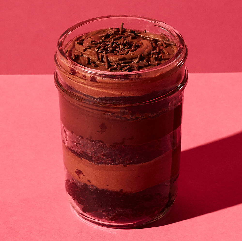 Chocolate Ganache Cupcake Jar