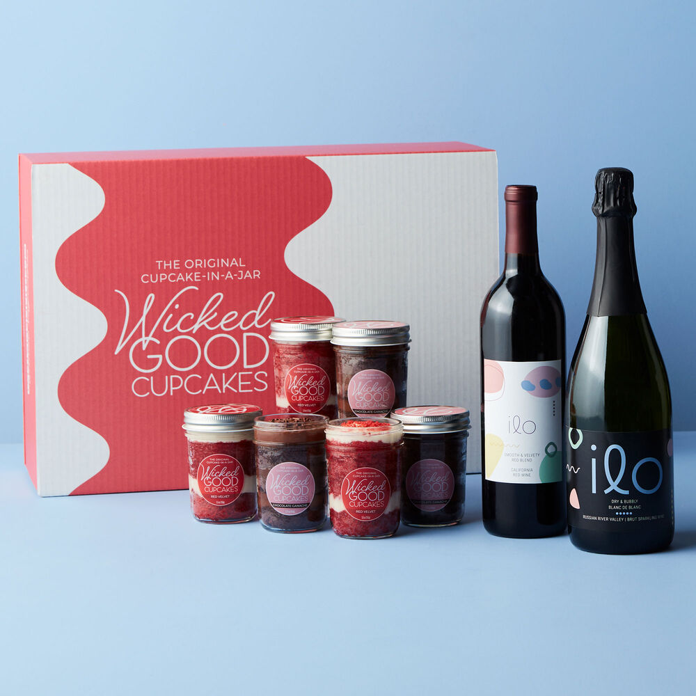 Alternate view of Cupcake 6-pack &amp; Red Blend + Blanc de Blanc image number null