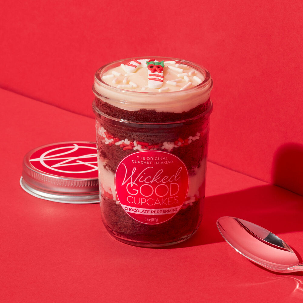 Holiday Red Velvet Cupcake Jar image number null