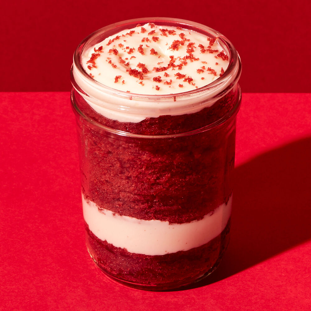 Red Velvet Cupcake Jar