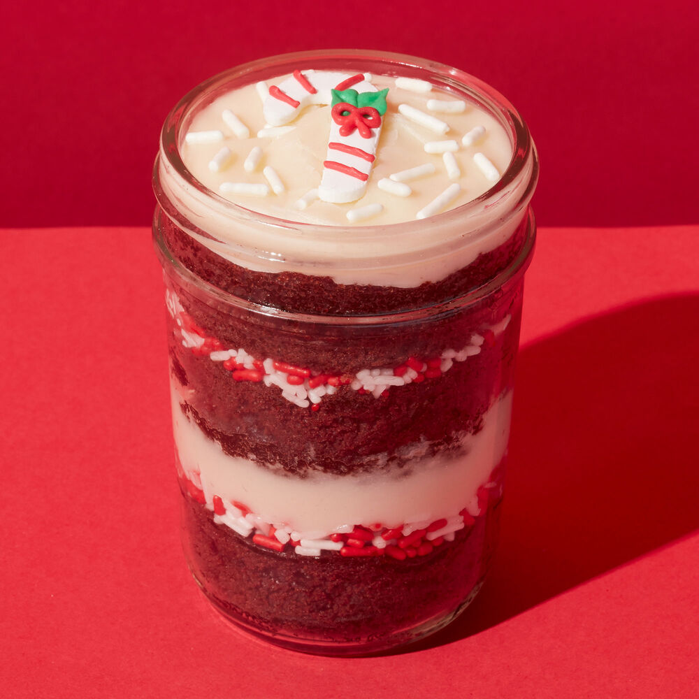 Chocolate Peppermint Cupcake Jar