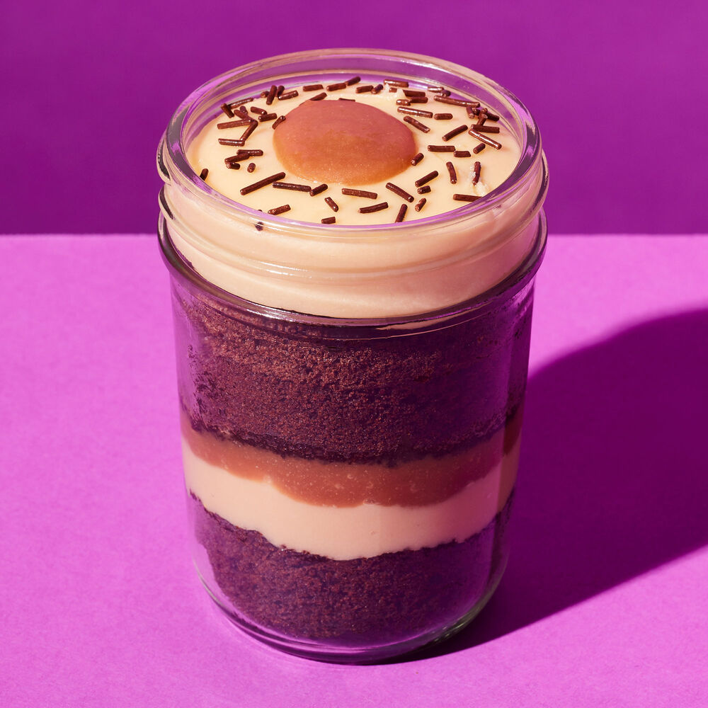 Chocolate Caramel Cupcake Jar