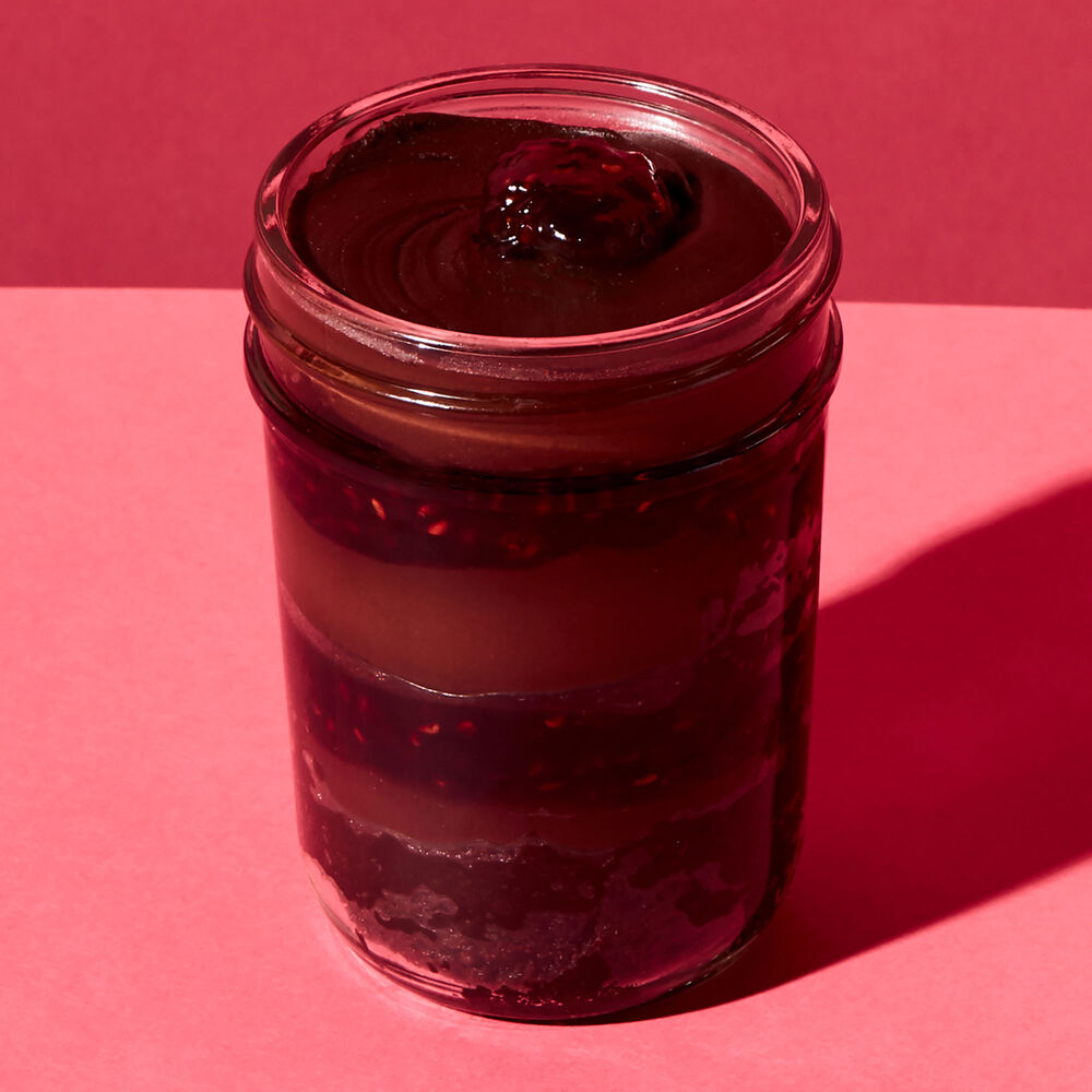 Chocolate Raspberry Cupcake Jar