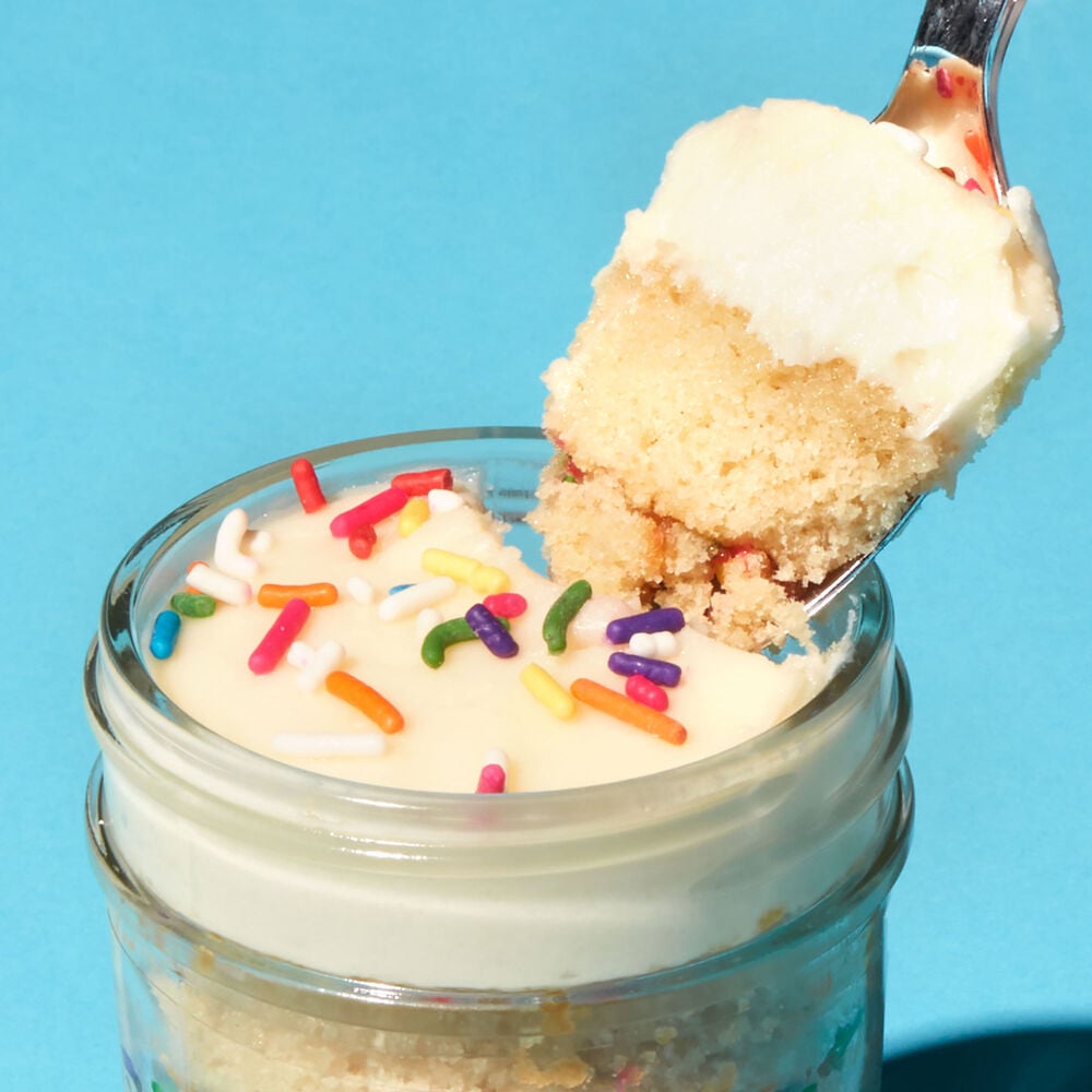 Alternate view of Gluten Free Vanilla Sprinkle Cupcake Jar image number null