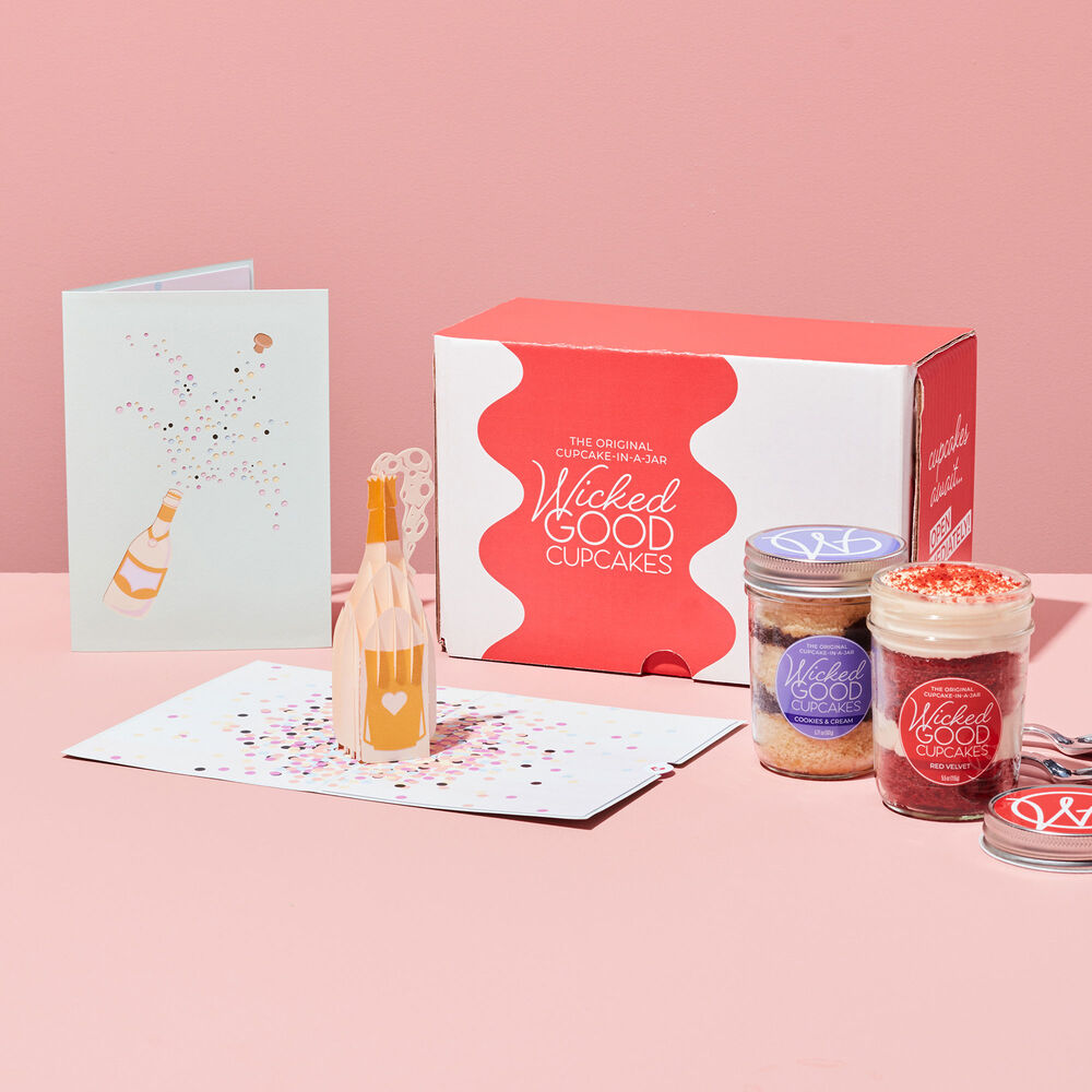 Mix & Match Congratulations Cupcake 2-Pack with LovePop Card |  Mix & Match Congratulations Cupcake 2-Pack with LovePop Card