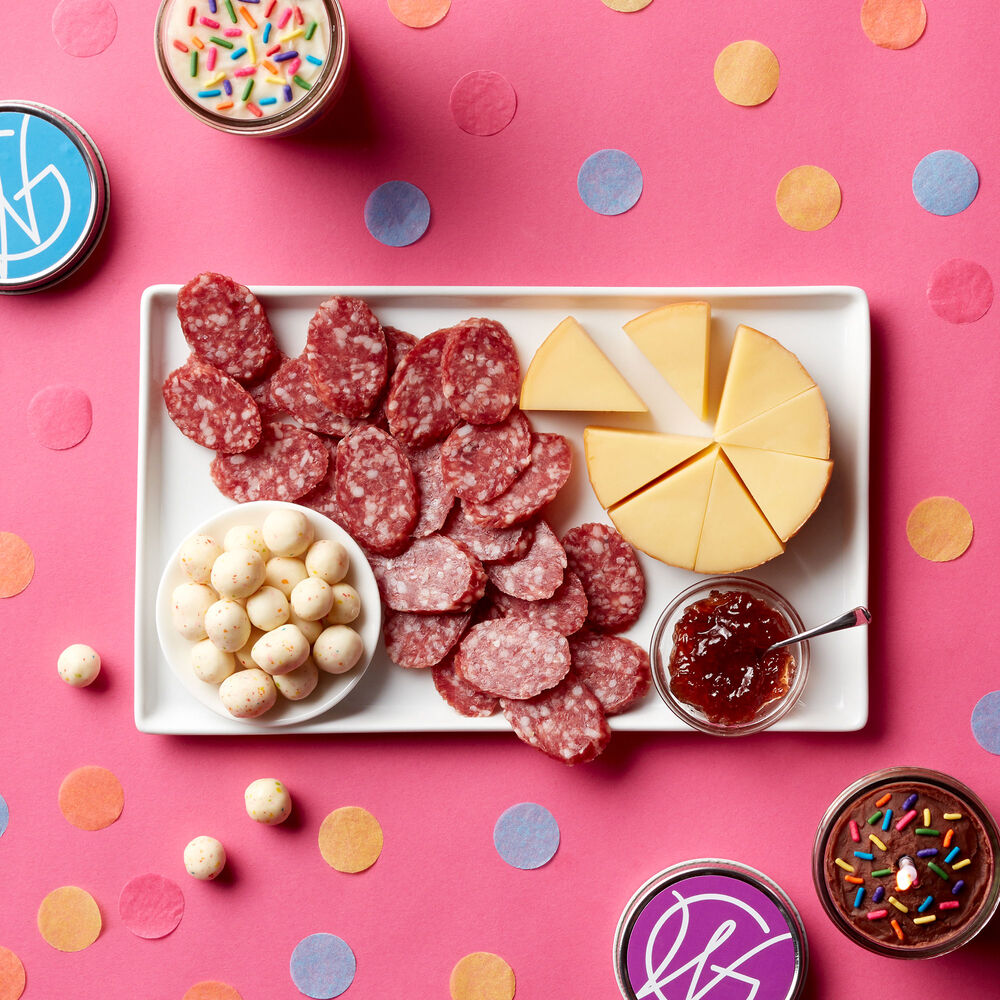 Charcuterie spread of Birthday Party Gift Box image number null