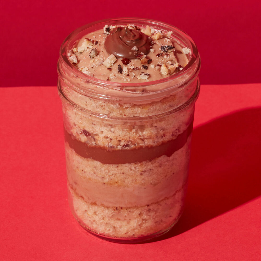 Chocolate Hazelnut Cupcake Jar
