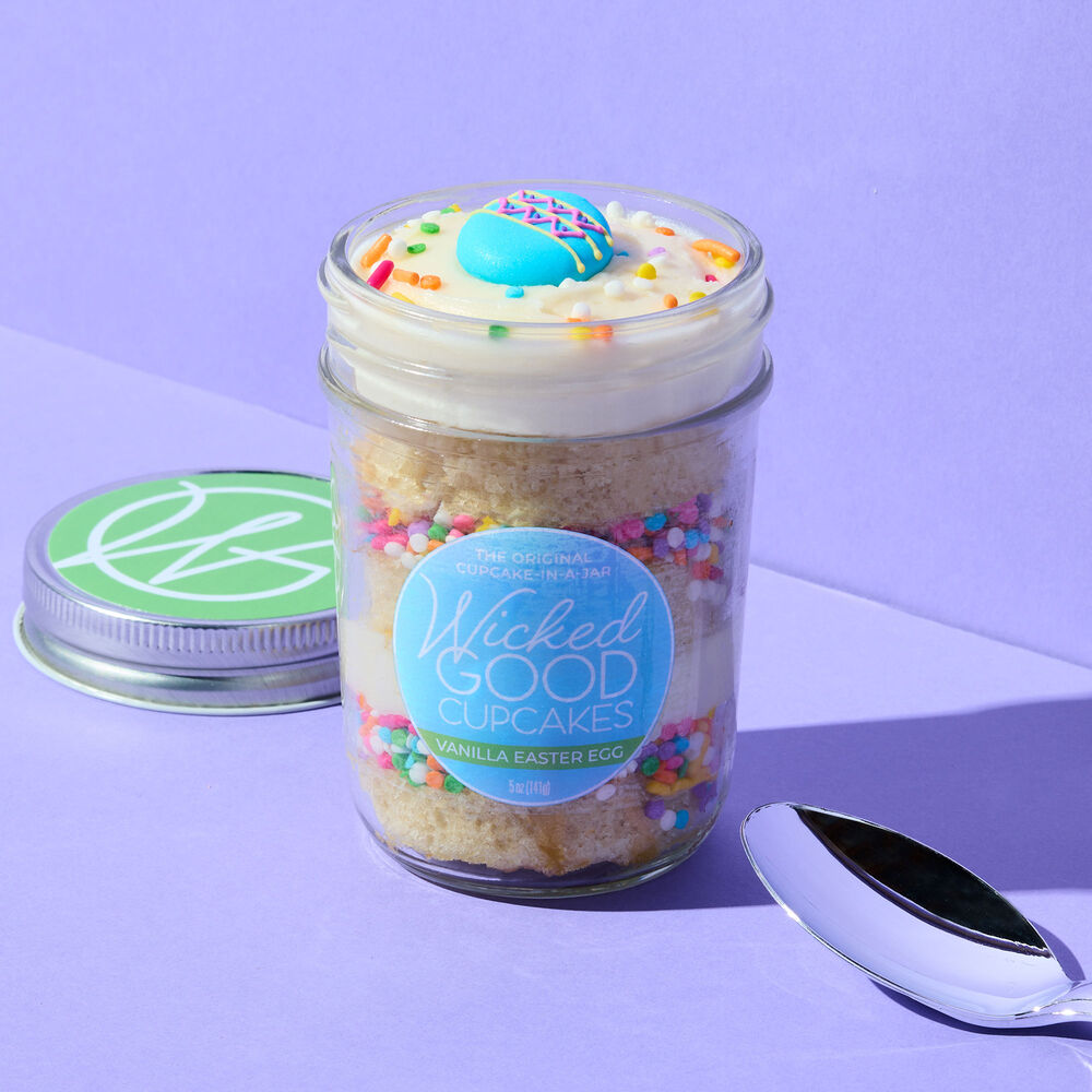 Vanilla Easter Egg Cupcake Jar image number null