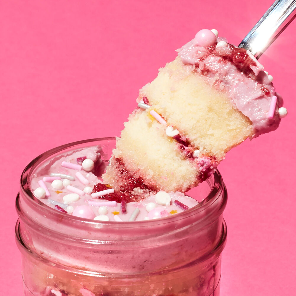 Sparkling Cranberry Cupcake Jar image number null