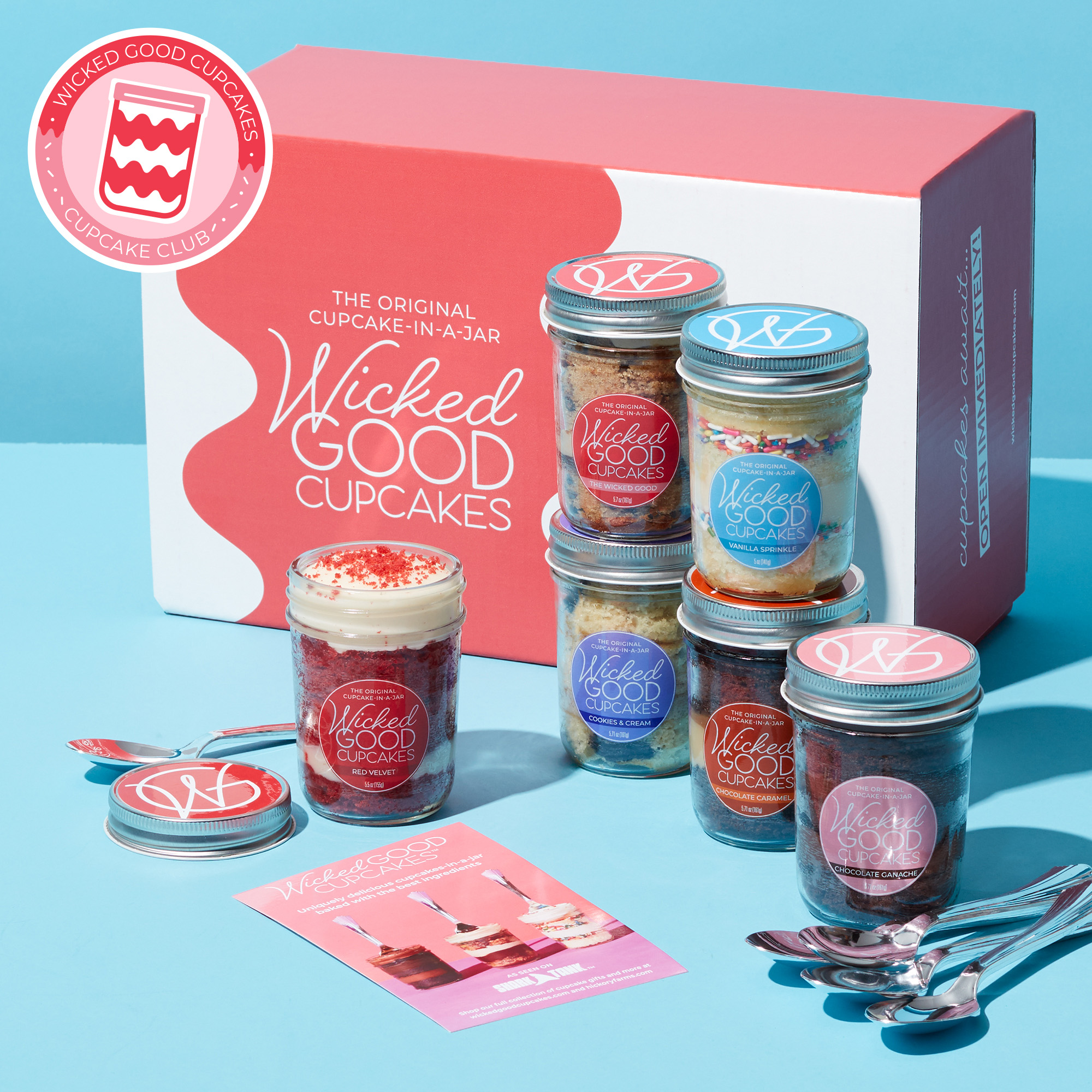 3 Month Cupcake Subscription - 6 Pack | Wicked Good Cupcakes (US)